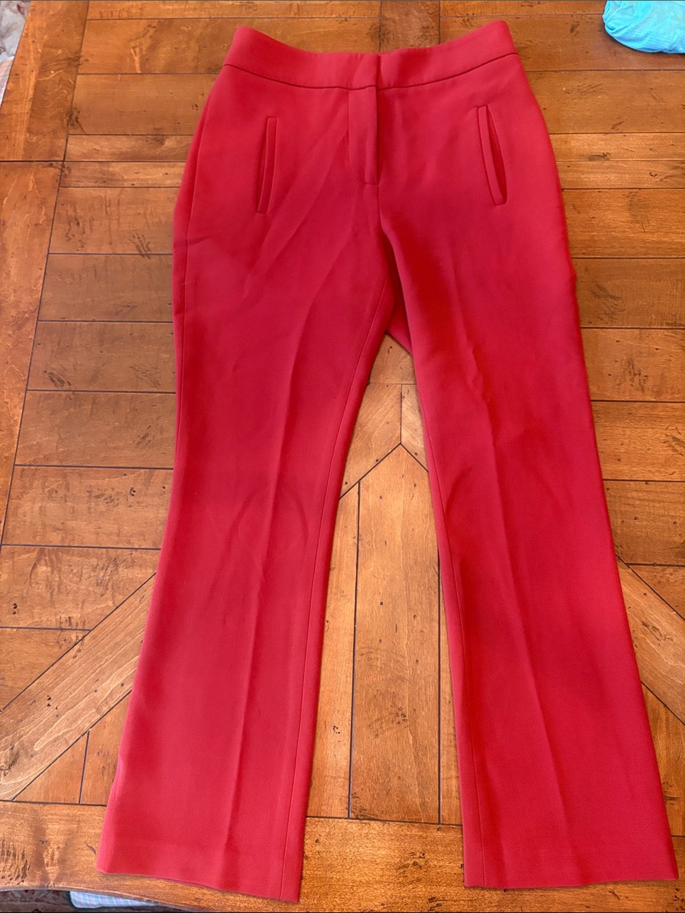 Veronica Beard Autumn Red Trousers